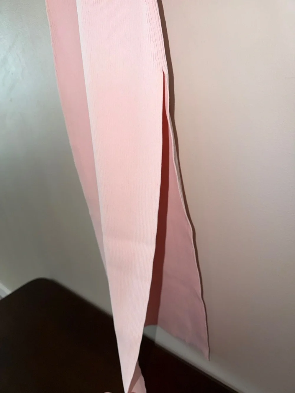 SER.O.YA Jill Rib Knit Maxi Dress in Light Pink - Picture 5 of 10